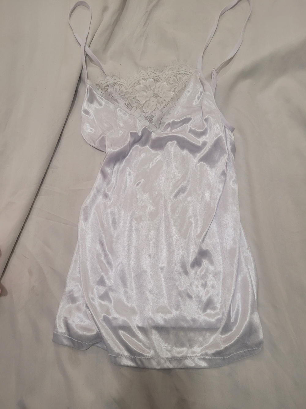 2x Satin Lace Cami Slip - Picture 2 of 4